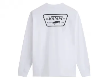 Vans "Full Patch Back" Longsleeve - White