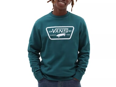 Vans "Full Patch Crew I" Pullover - Teal/White