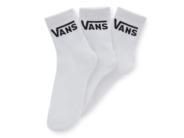 Vans "Half Crew" Socks (3 Pair) - White