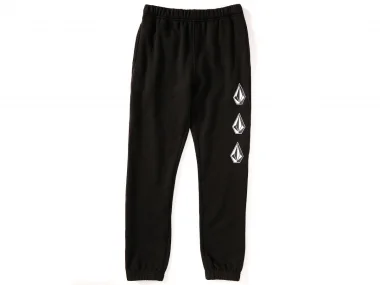 Volcom "Iconic Stone Fleece Jogger" Pants - Black (Kids)