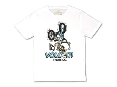 Volcom "Skele Flip" T-Shirt - White (Kids)