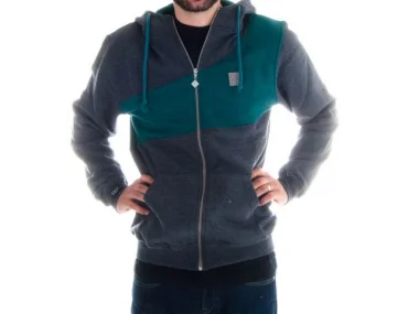 Chico Clothing "Bendform Grau/Grün" Zipper