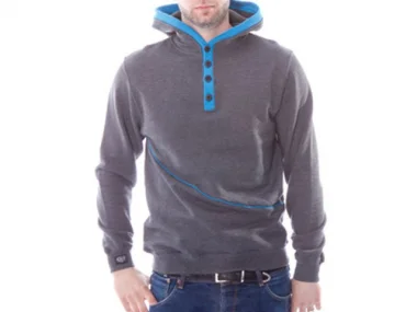 Chico Clothing "Buttoner" Hooded Pullover