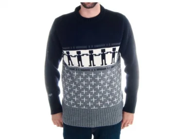 Chico Clothing "Knitter Do Not The Wave" Pullover