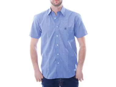 Chico Clothing "Fil A Fil blau" Hemd