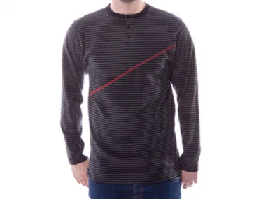 Chico Clothing "Pops grau/schwarz/rot" Longsleeve