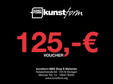 kunstform BMX Shop 125€ Gutschein
