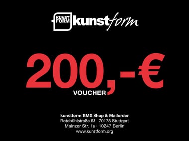 kunstform BMX Shop 200€ Gutschein
