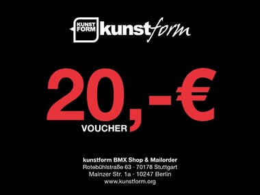 kunstform BMX Shop 20€ Gutschein