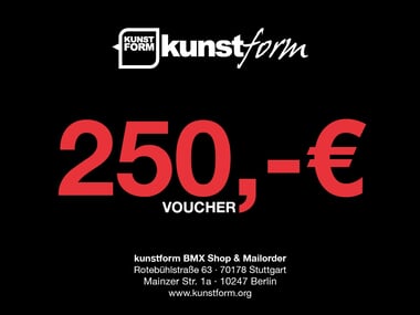 kunstform BMX Shop 250€ Gutschein