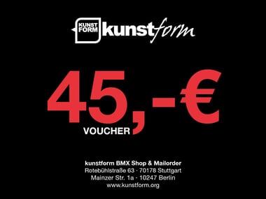 kunstform BMX Shop 45€ Gutschein