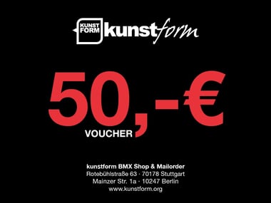 kunstform BMX Shop 50€ Gutschein