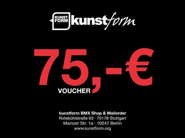kunstform BMX Shop 75€ Voucher