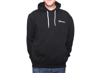 kunstform "Back Logo v2" Hooded Pullover - Black