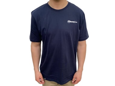 kunstform "Back Logo v2" T-Shirt - Navy