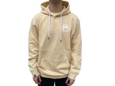 kunstform "Breast Logo" Hooded Pullover - Creme