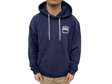 kunstform "Breast Logo" Hooded Pullover - Navy