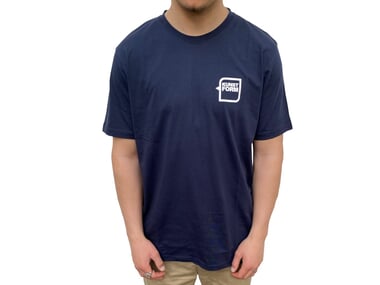 kunstform "Breast Logo" T-Shirt - Navy