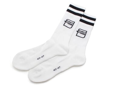 kunstform "Logo" Socks - White