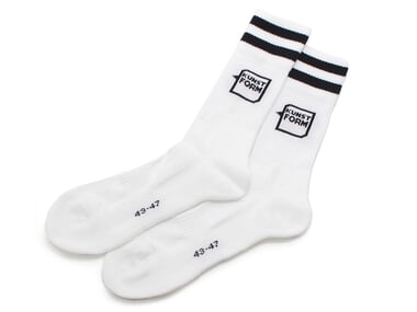 kunstform "Logo" Socken - White