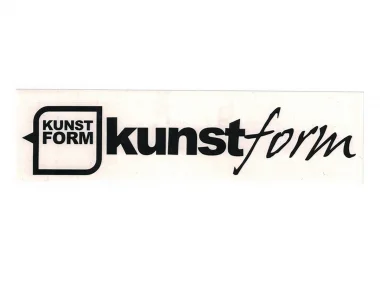 kunstform "Script Logo Plotter" Sticker