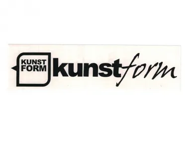 kunstform "Script Logo Plotter" Sticker
