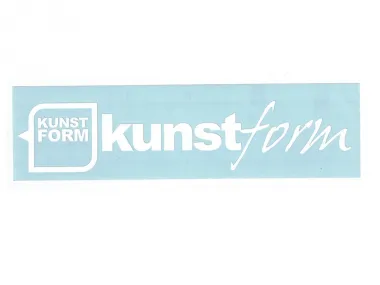 kunstform "Script Logo Plotter" Sticker