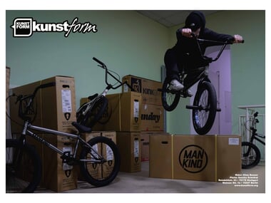 kunstform "Team 2024 Elias Bauer" BMX Poster - 594 x 841 mm (DIN A1)