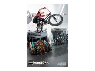 kunstform "Team 2024 Justin Rudd" BMX Poster - 594 x 841 mm (DIN A1)