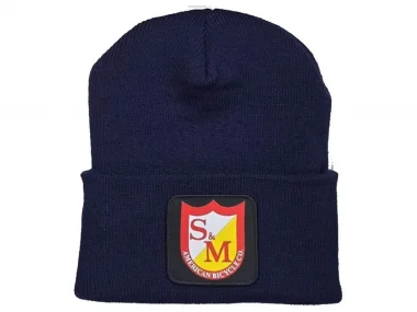 S&M Bikes "Dense Cuffed" Beanie Mütze - Dark Blue