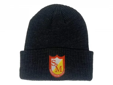 S&M Bikes "Ribbed Cuffed" Beanie Mütze - Gray
