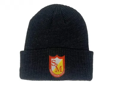 S&M Bikes "Ribbed Cuffed" Beanie - Gray