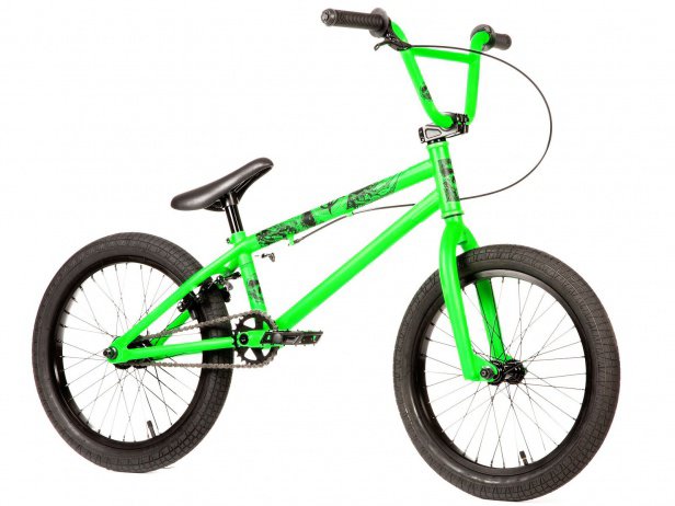 green bmx bike