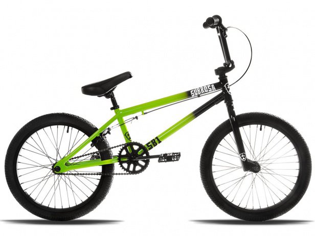 green bmx bike
