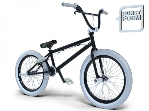 Black and White Custom BMX Bike | kunstform BMX Shop & Mailorder