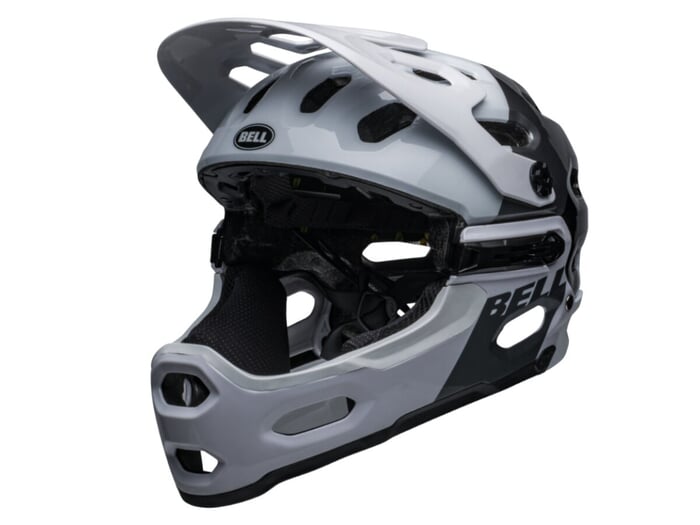 Bell "Super 3R MIPS" Fullface Helmet - Matte Black/Gray