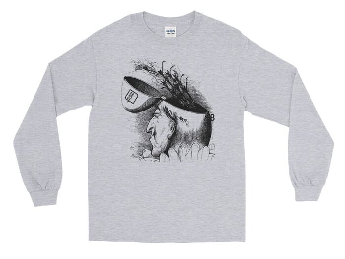 Bella X kunstform "No Brainer" Longsleeve - Grey