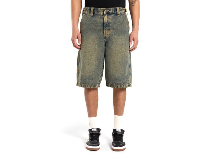 Dickies "Madison Denim Short" Kurze Hose - Yellow Fade Indigo