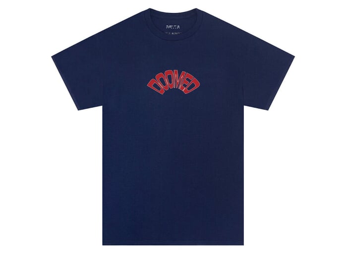 Doomed Brand "Bend Tee" T-Shirt - Navy Blue
