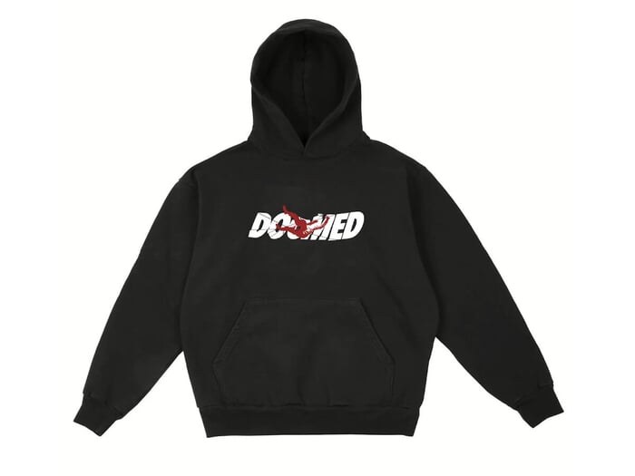 Doomed Brand "Escape" Hooded Pullover - Black