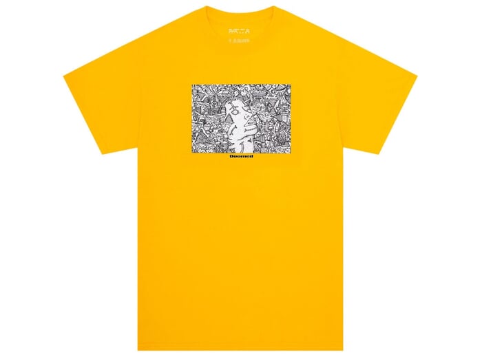 Doomed Brand "Metaverse Tee" T-Shirt - Yellow