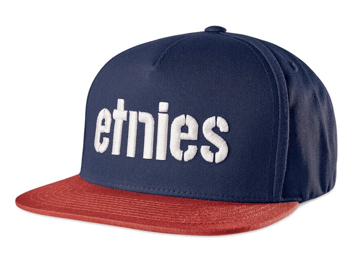 Etnies "Corp Snapback" Cap - Navy/Red/White