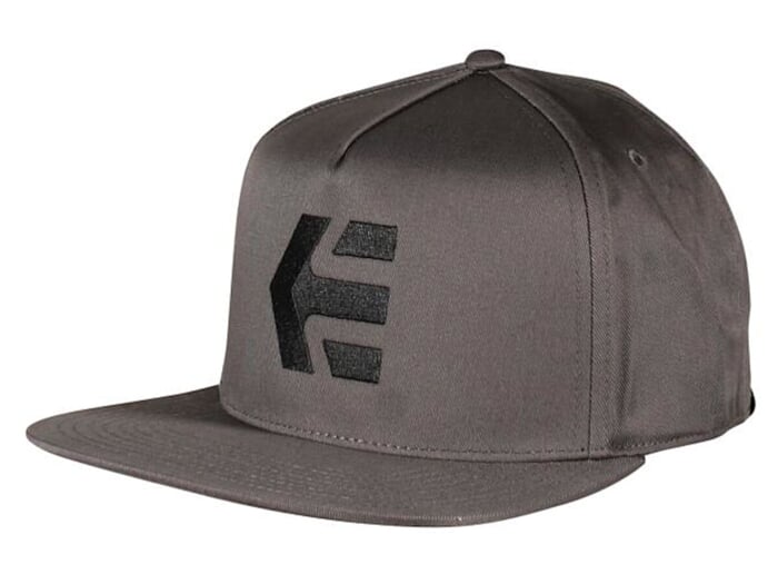 Etnies "Icon Snapback" Kappe - Black/Black/Grey