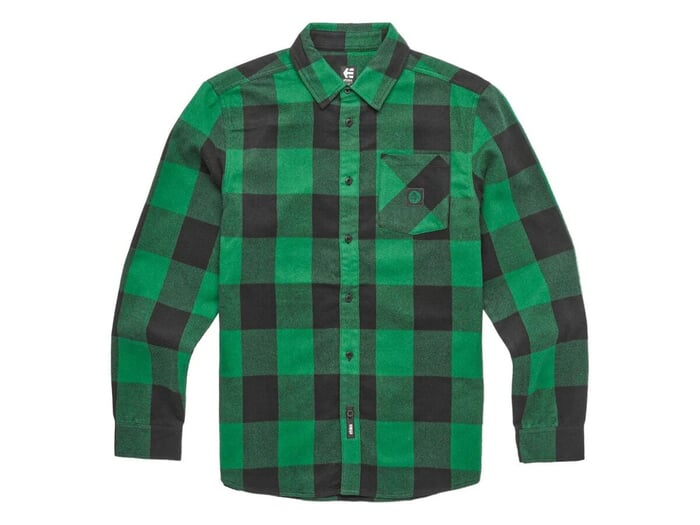 Etnies X Dig BMX "Flannel" Shirt - Black/Green