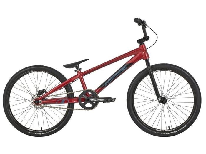 Inspyre Bicycles "Evo Disk Pro Cruiser" BMX Race Cruiser Rad - 24 Zoll | Cherry Red