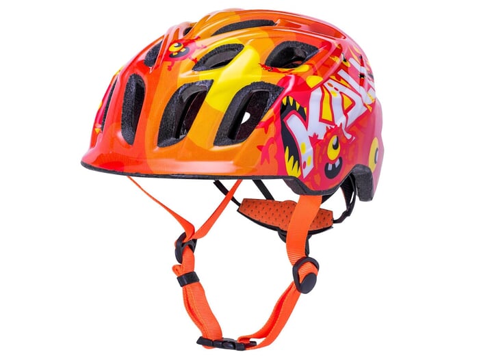 Kali Protectives "Chakra Child" MTB Helmet Monsters Orange