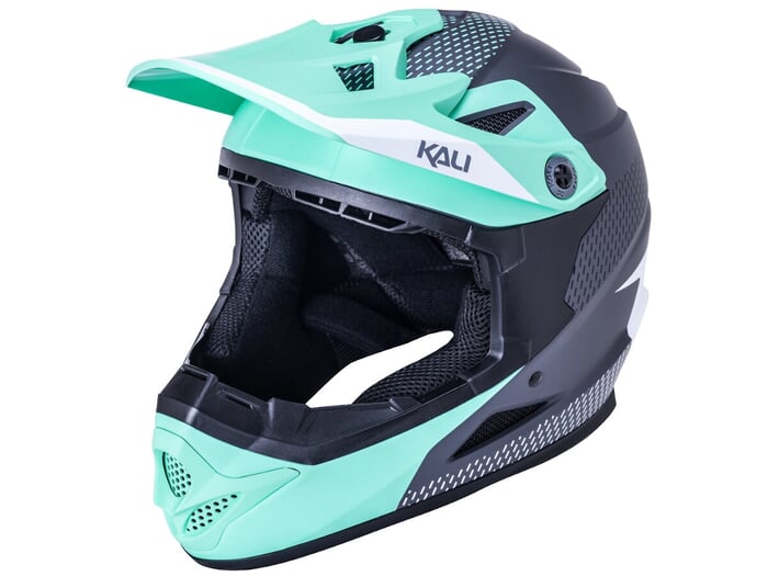 Kali Protectives "Zoka" Fullface Helm - Dash-Matte Seafoam/Grey