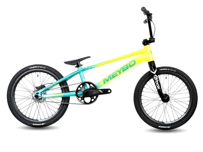 Meybo "Holeshot Pro 21.5" 2025 BMX Race Rad - Lime / Petrol