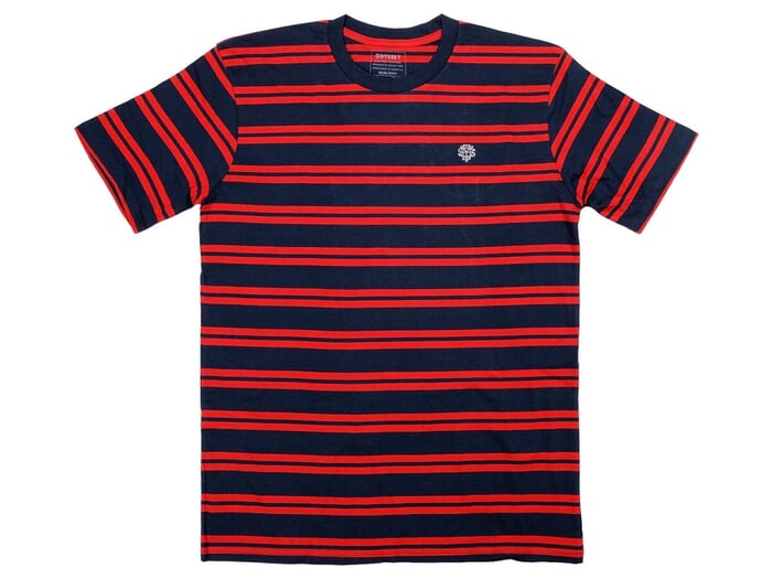 Odyssey BMX "Stitched Monogram" T-Shirt - Blue/Red