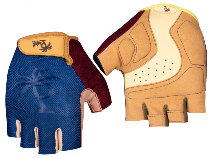 Pedal Palms "Navy / Tan" Short Finger Gloves